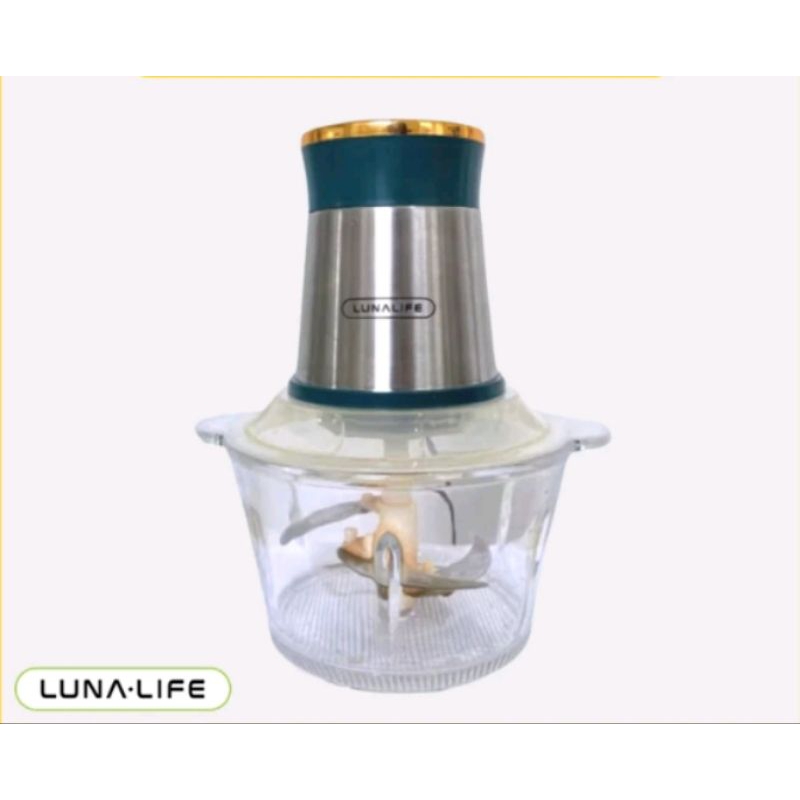 Luna Life FP02B 2 Liter Blender Chopper Penggiling Daging