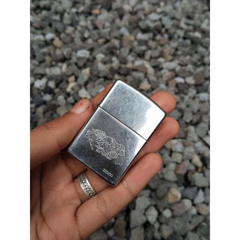 zippo street chrome original second