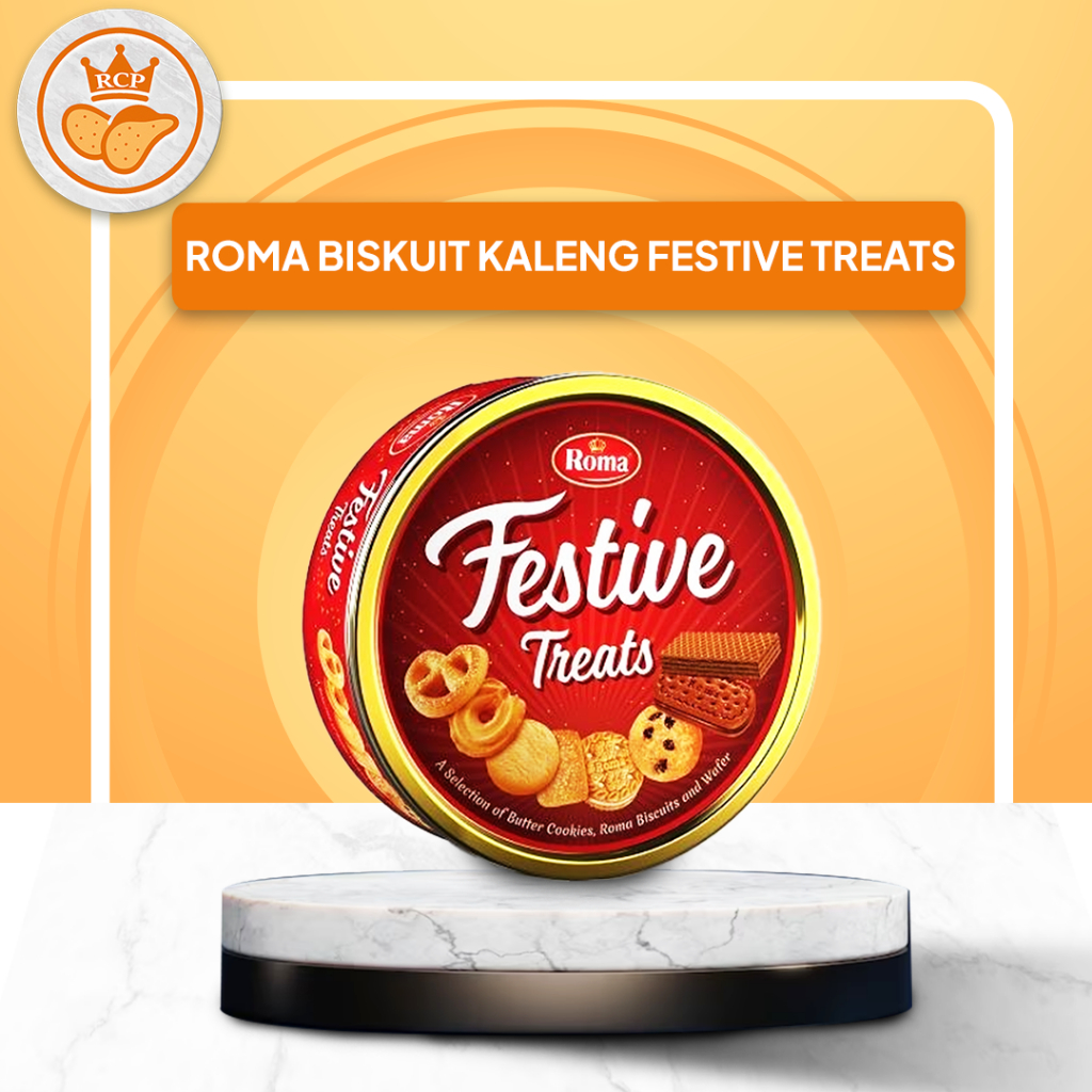

⁠[ROMA] BISKUIT KALENG FESTIVE TREATS 675 Gram