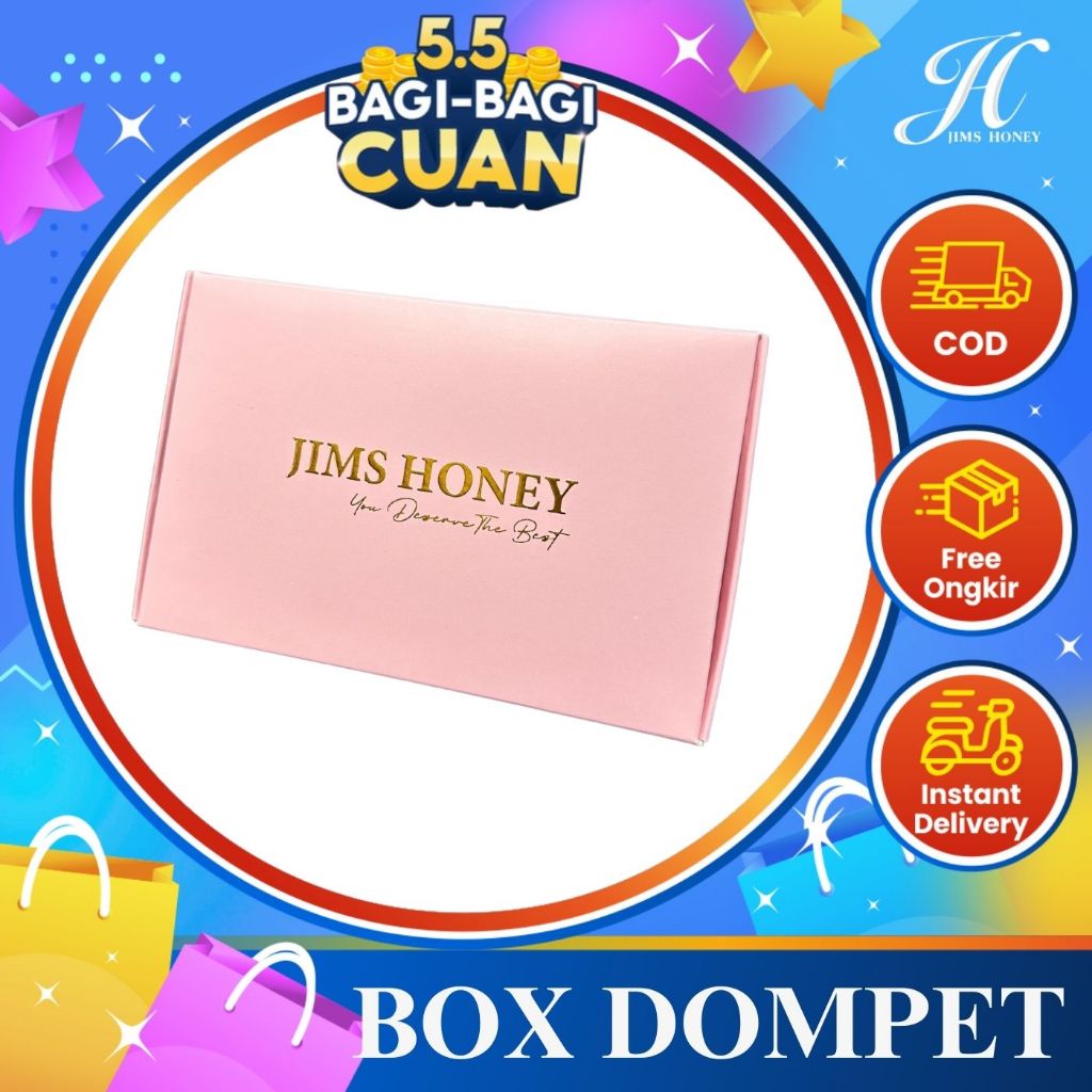 

JIMS HONEY PACKING BOX LIPAT KHUSUS DOMPET