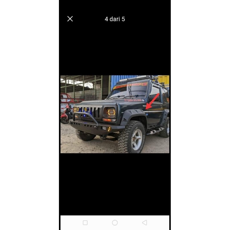 bemper depan untuk Feroza Taft GT dan hiline