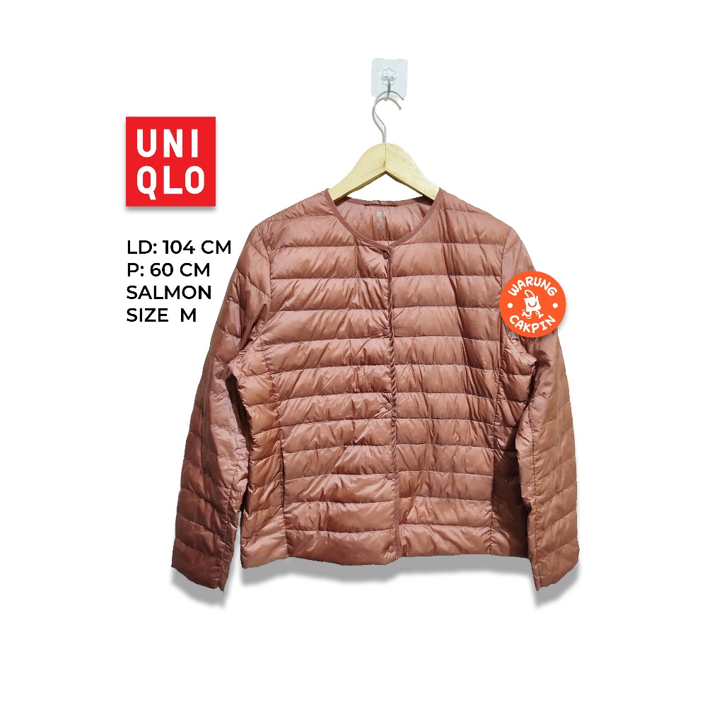 Jaket bulu angsa outdoor puffer winter UNIQLO ultralight size M