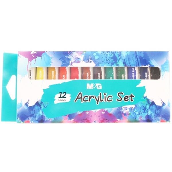 

M&G ACRYLIC SET 12 COLOURS