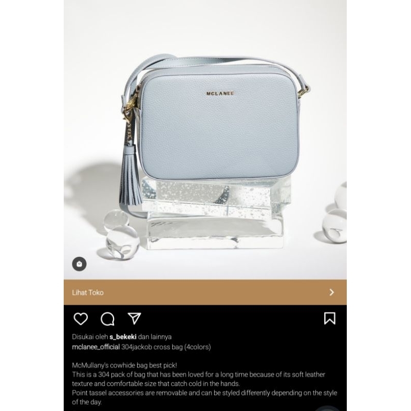 PRELOVED Cambag cow-hide Brand Mclanee