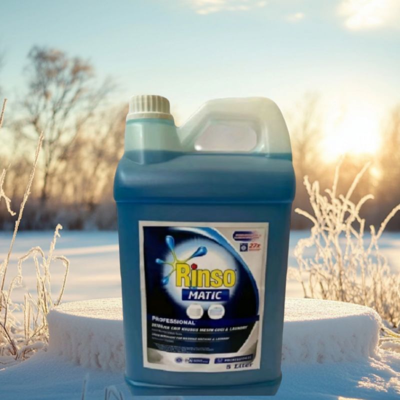 Deterjen Cair RINSO MATIC 5 Liter no Label EKONOMIS PREMIUM