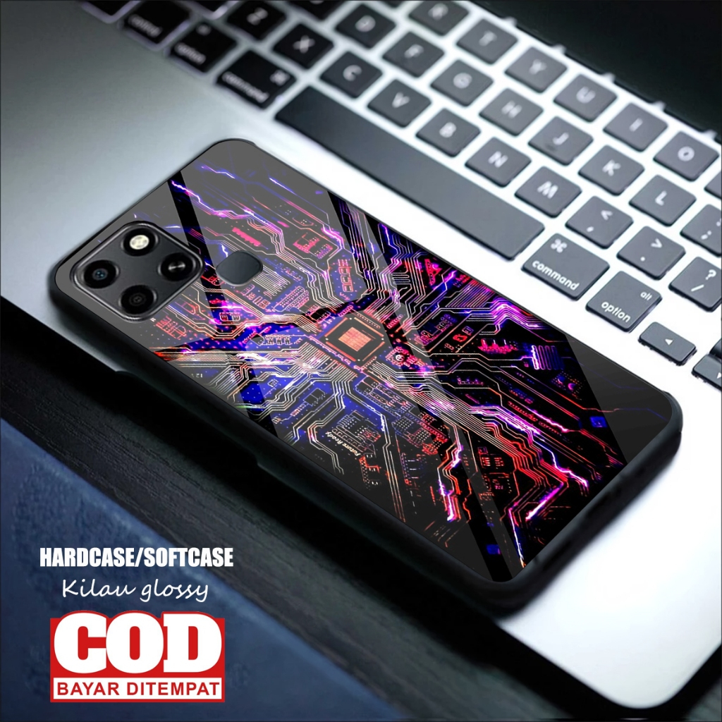 Case Hp Kesing Kilau Glossy INFINIX SMART 6 - INFINIX SMART 6 HD Fashion Kesing BATERAI AESTHETIC - 