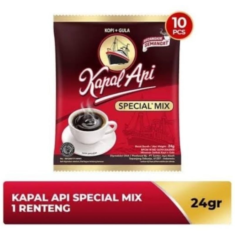 

Kapal Api Spesial Mix Renceng isi 10 Sachet @ 23 gram