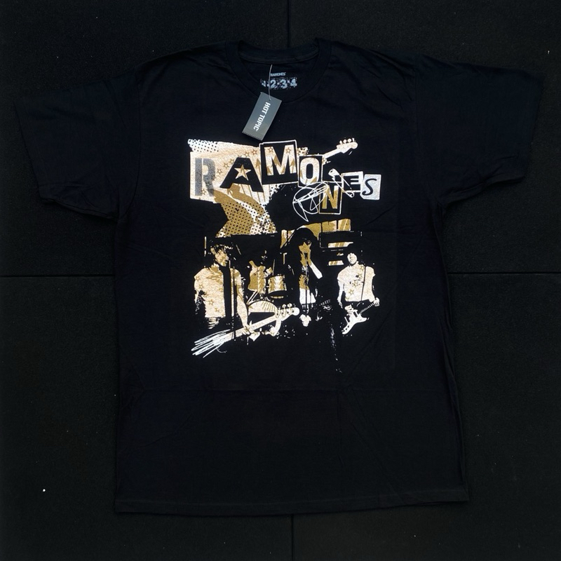 Tshirt Band Pria Wanita Ramones - Collage Original Official