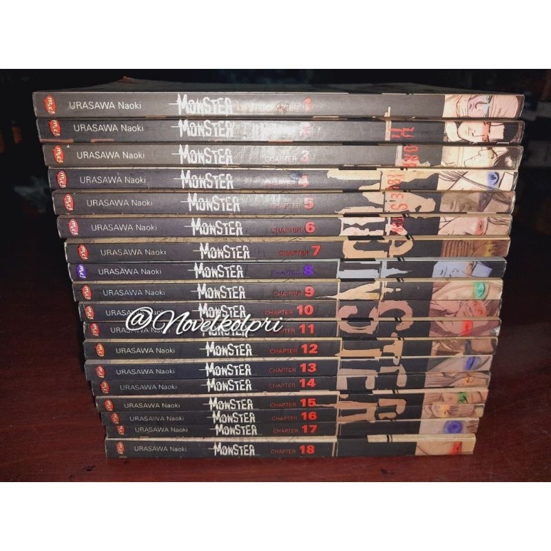 Komik SET Monster 1-18 Tamat - Urasawa Naoki