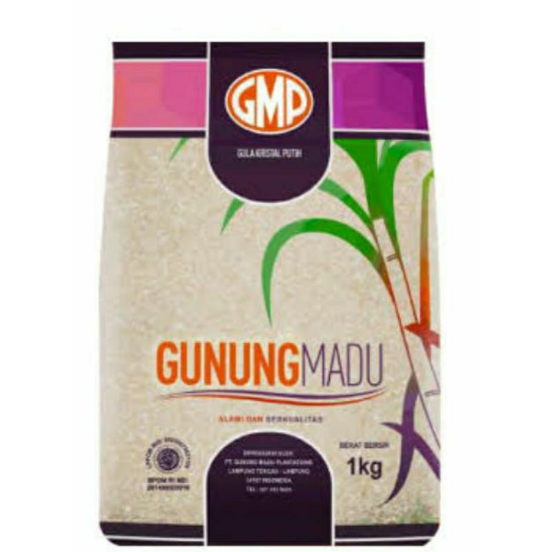 

GULA PASIR GMP/GUNUNG MADU KEMASAN 1000G/1KG