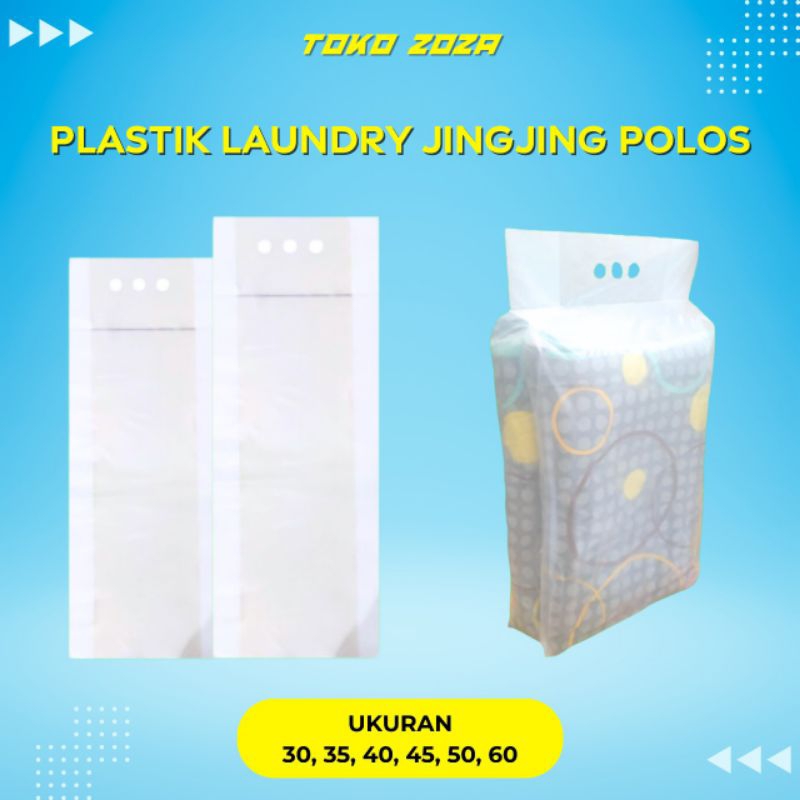 Kantong Plastik HD bening Londry kiloan jinjing