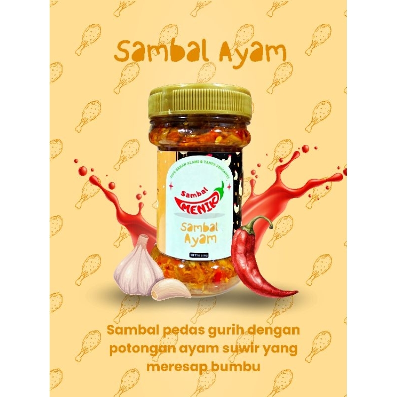 

Cita Rasa Pertiwi - MenikSambal: Sambal Ayam Suwir 150gr/200gr