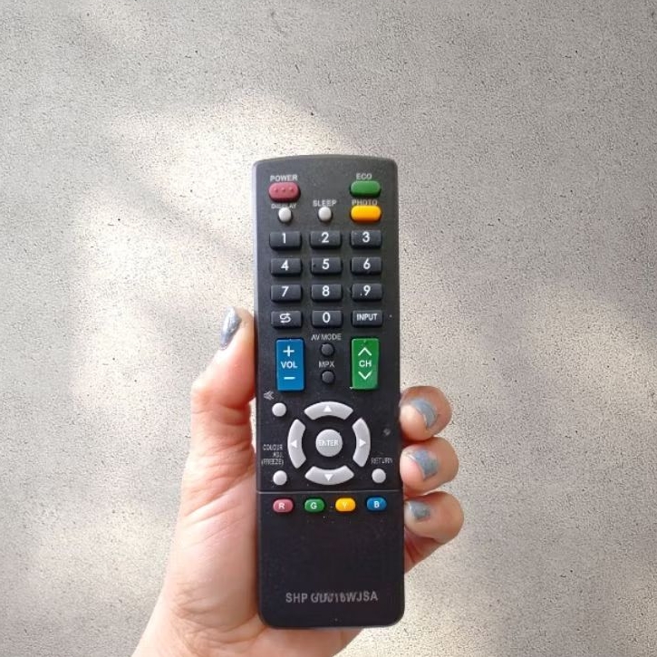Remot Remote TV Sharp Aquos LCD LED GB016WJSA LC-24SA40001 LC-32LE340M  LC32LE180I