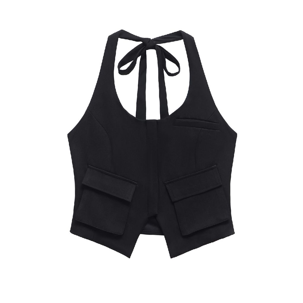 Woman halter neck top/ atasan halter neck wanita