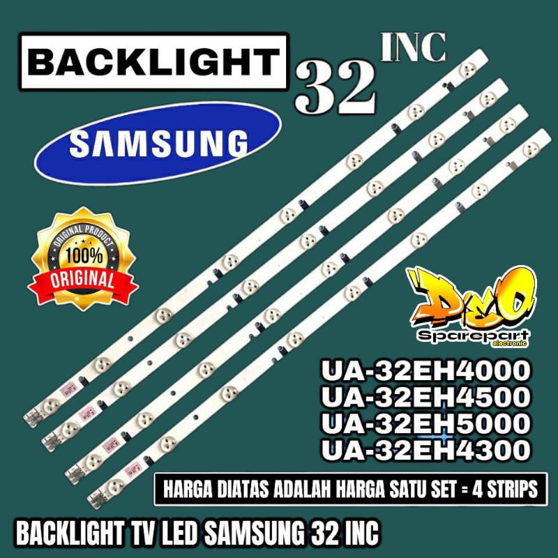 BACKLIGHT TV LED SAMSUNG UA32EH4000 UA32EH4300 UA 32EH4500 32EH5000 LAMPU BL SAMSUNG BACKLIGHT SAMSU