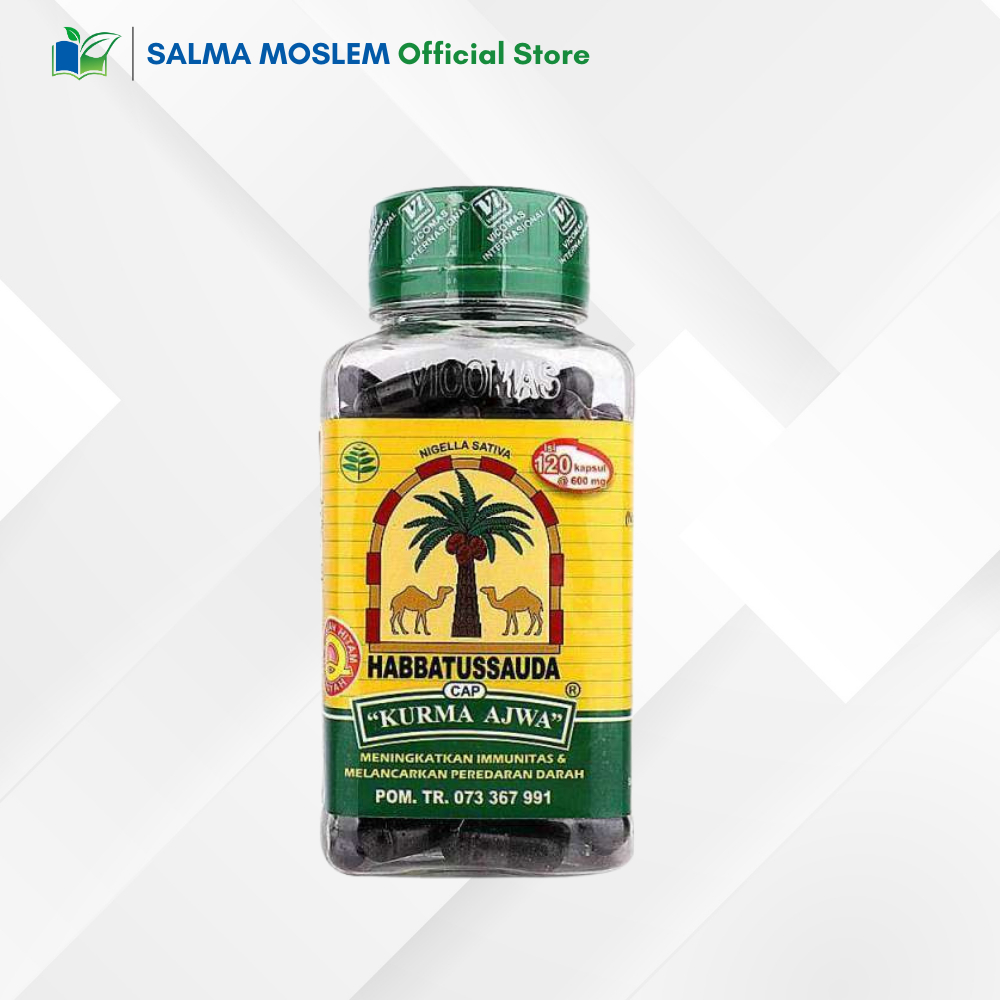Habbatussauda Cap Kurma Ajwa 120kapsul & 210kapsul ORIGINAL 100%