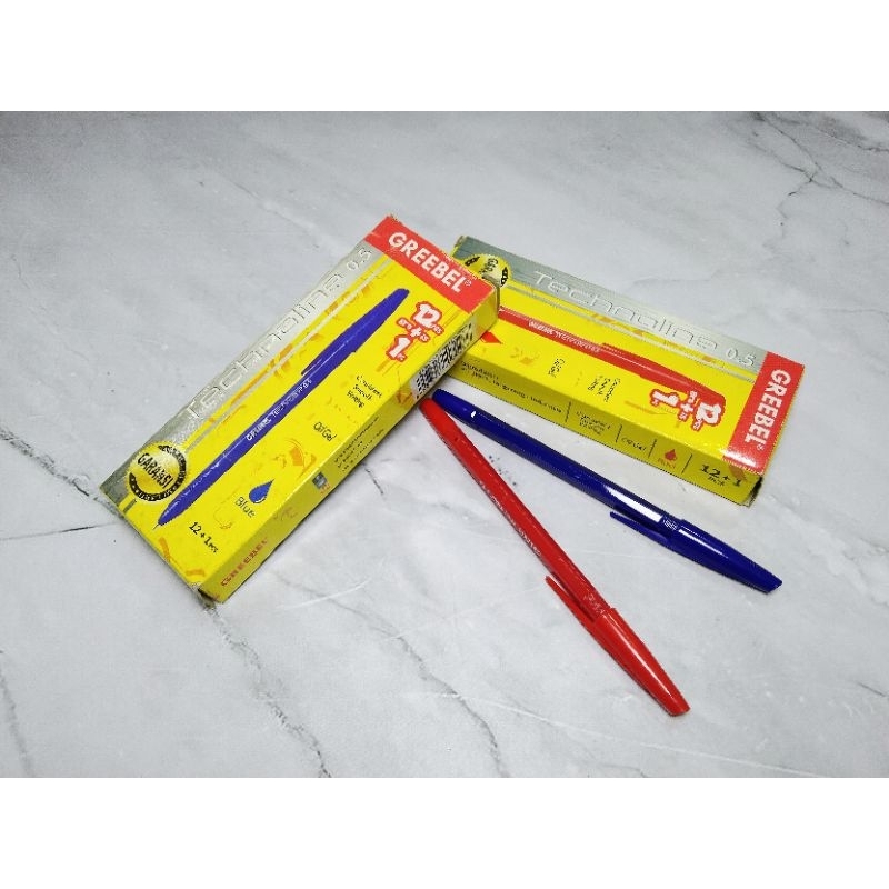 

PENA GREEBEL TECHNOLINE ISI 12+1 PCS / PENA OIL GEL 0.5 MM - GREEBEL