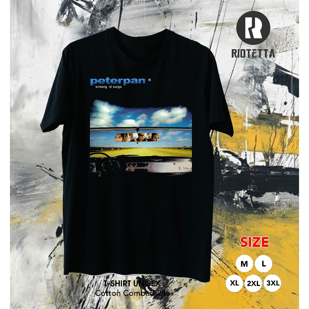 KAOS PETERPAN / KAOS PETERPAN BINTANG DISURGA / KAOS DISTRO KEREN / KAOS COTTON COMBED 24S