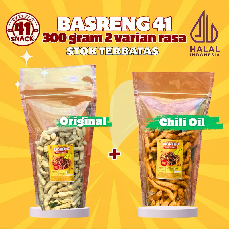 

Basreng 41_Snack Original Dan Chilioil 300gram
