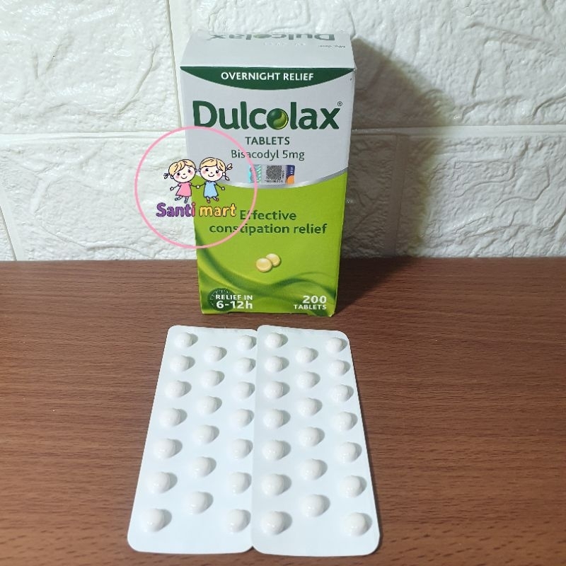 (SANTI MART) 🇲🇾 ORIGINAL IMPORT MALAYSIA !! Dulcolax Bisacodly 5mg isi 200 tablet Pencahar