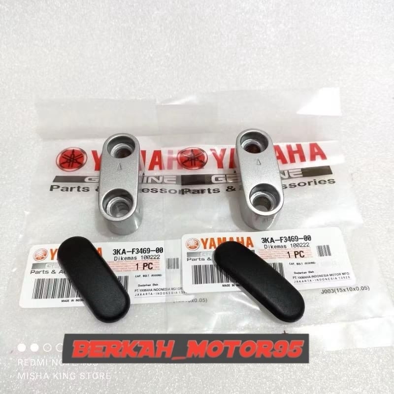 RAISER KLEM KLEMAN DUDUKAN STANG SETANG STIR SETIR RX KING VIXION SCORPIO SET ORIGINAL