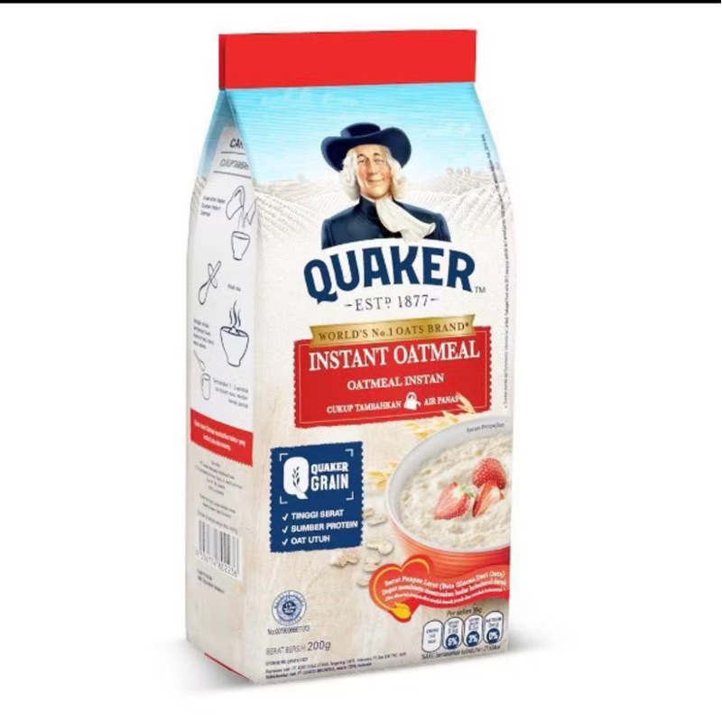 

Quaker instan oat meel 200gr