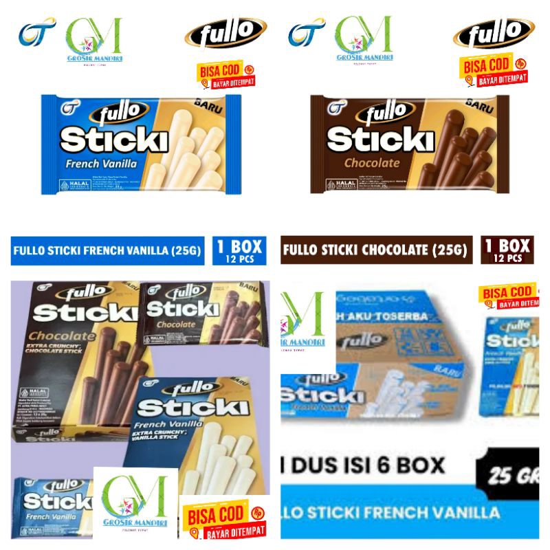

Fullo Sticki (25Gram_ 1 pak isi 12 pcs)