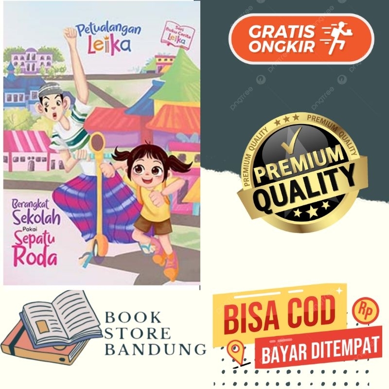 BUKU BERANGKAT SEKOLAH PAKAI SEPATU RODA .ORIGINAL