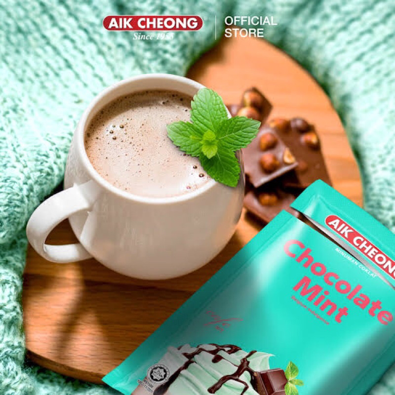 

[ 1 sachet ] Aik cheong chocolate mint | coklat mint