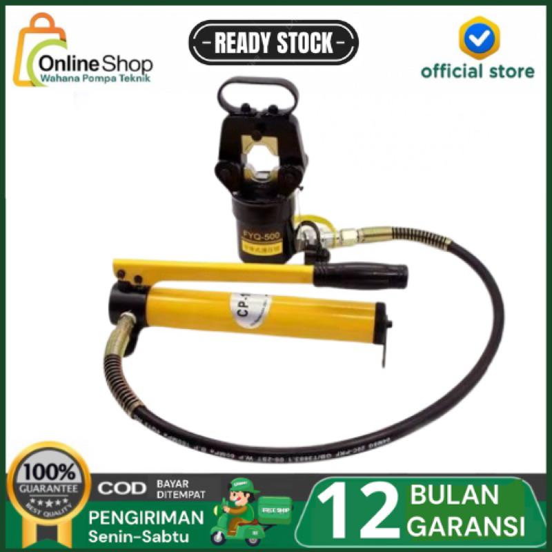 Tang pres skun hidrolik 16-500mm tang pres crimping hydraulic FYQ-500