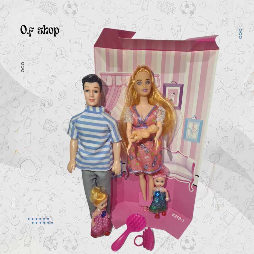 Jualan mainan anak // berbie keluarga berbie hamil dengan 2 anak // berbie berkeluarga