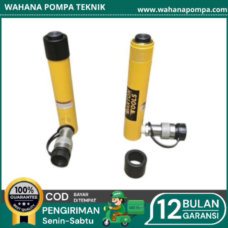 Rc-55 Hydraulic Cylinder 5 Ton 127mm RC-55 BARTON Hidrolik Jack 5T