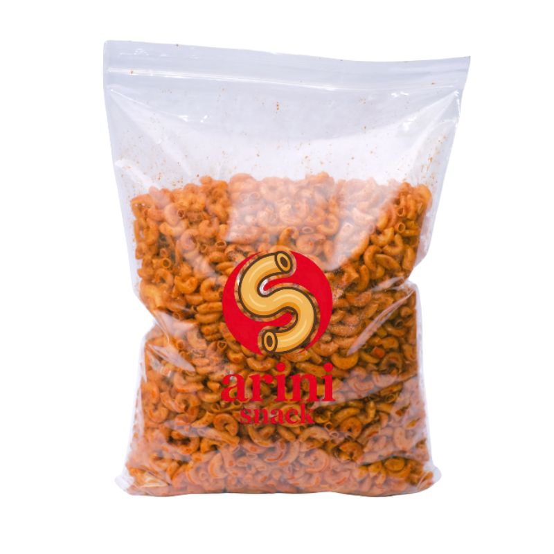 

Makaroni 1KG Bumbu Pedas Extra/Makaroni Pedas Viral/ARINISNACK/Pedas Extra