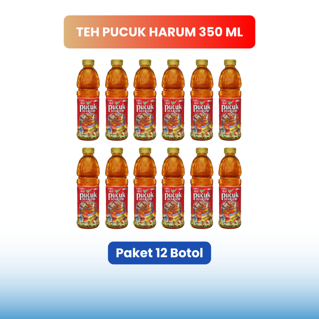 

Jual Teh Pucuk Harum Botol 350 ml Paket 12 Botol