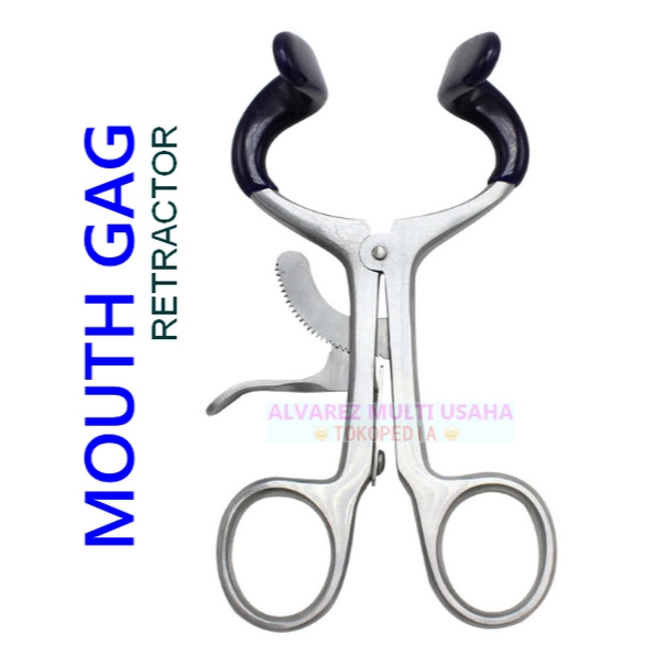 MOUTH GAG / MOLT GAG / MOUTH RETRACTOR / PEMBUKA MULUT / Dental Mouth Opener