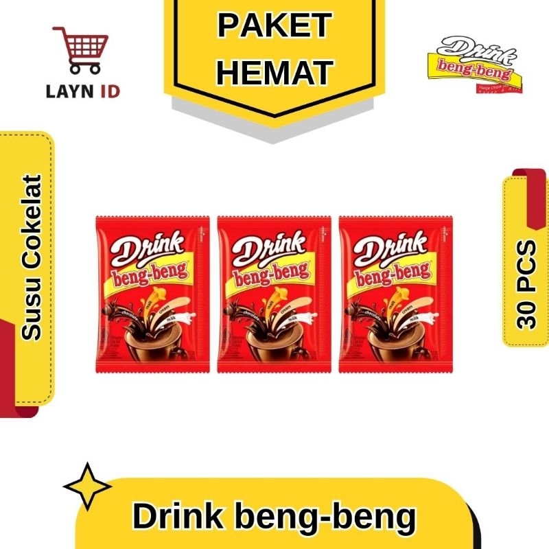 

beng-beng Drink PAKET HEMAT 30 PCS - Minuman Serbuk Cokelat