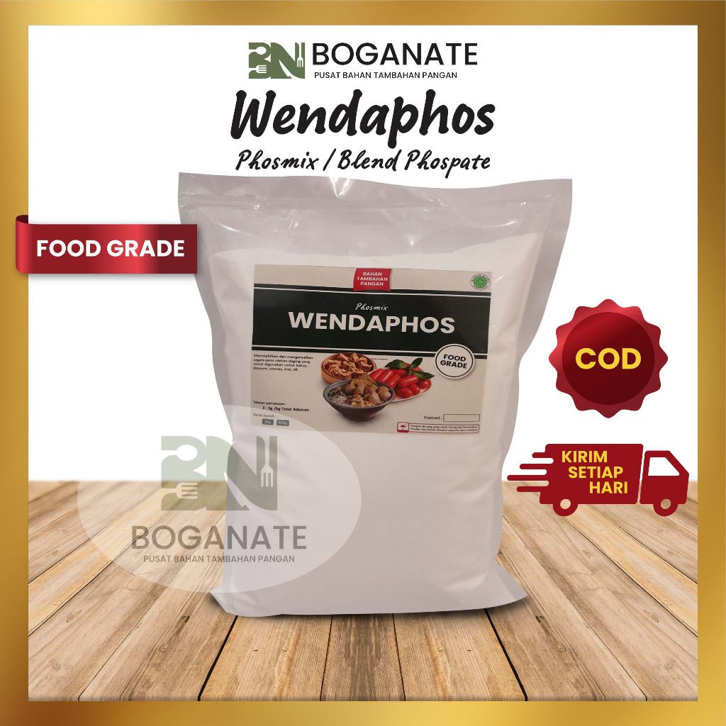 

Wendaphos M17 (500gr) | Blend phosphate, Phosmix | Pengenyal bakso, sosis dll