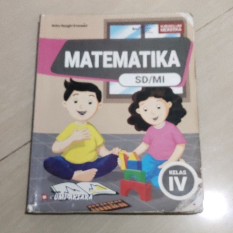 BUKU ORI BUKU MATEMATIKA KELAS 4 SD PENERBIT BUMI AKSARA KURIKULUM MERDEKA