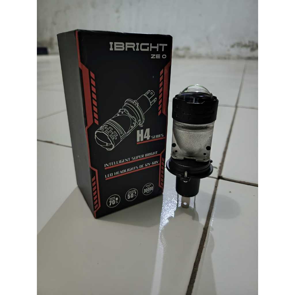 IBRIGHT Tipe ZE5 ZE0 Lampu Utama H4 LED Original High Low AC DC mobil/motor