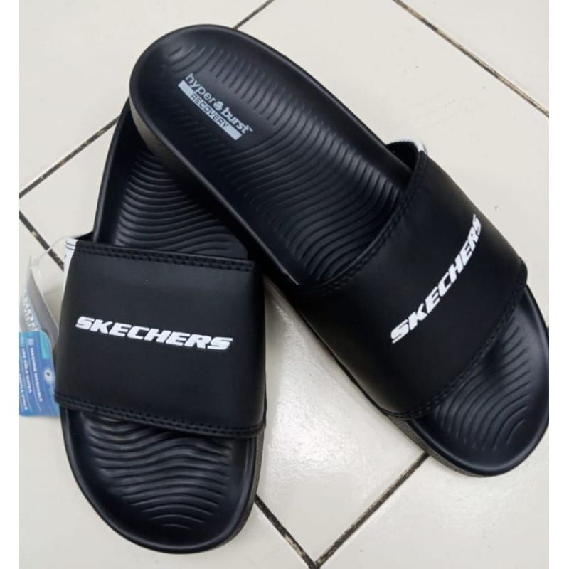 skechers pria / skechers slide hyper burst / sandal skechers pria / sandal selop