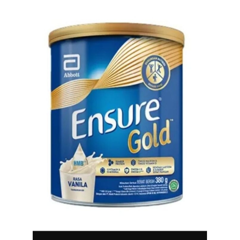 

SUSU ENSURE GOLD RASA VANILA 380 GRAM EXP 2027