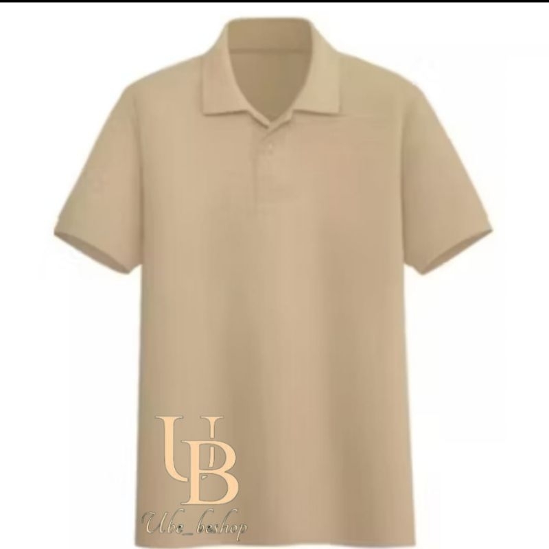 Polo Shirt Coklat Susu