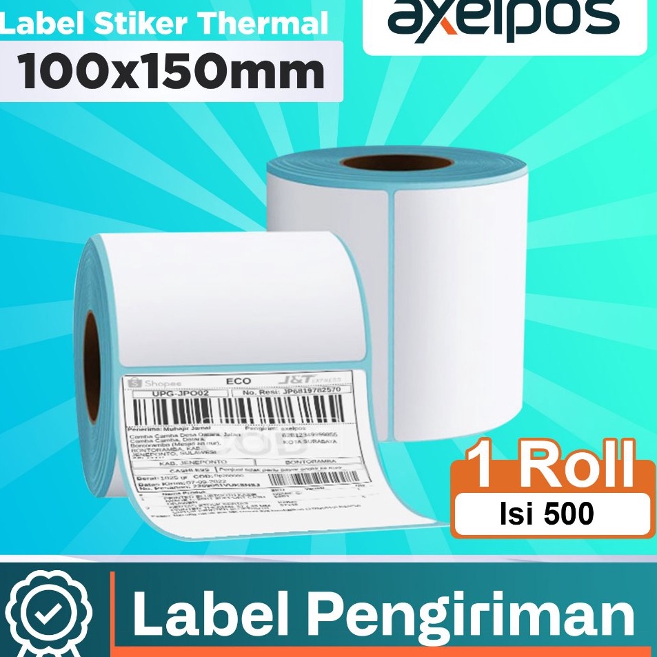 

Bisa Cod LABEL BARCODE 1 X 15 mm KERTAS STICKER DIRECT THERMAL 1x15 mm Isi 15225 Pcs