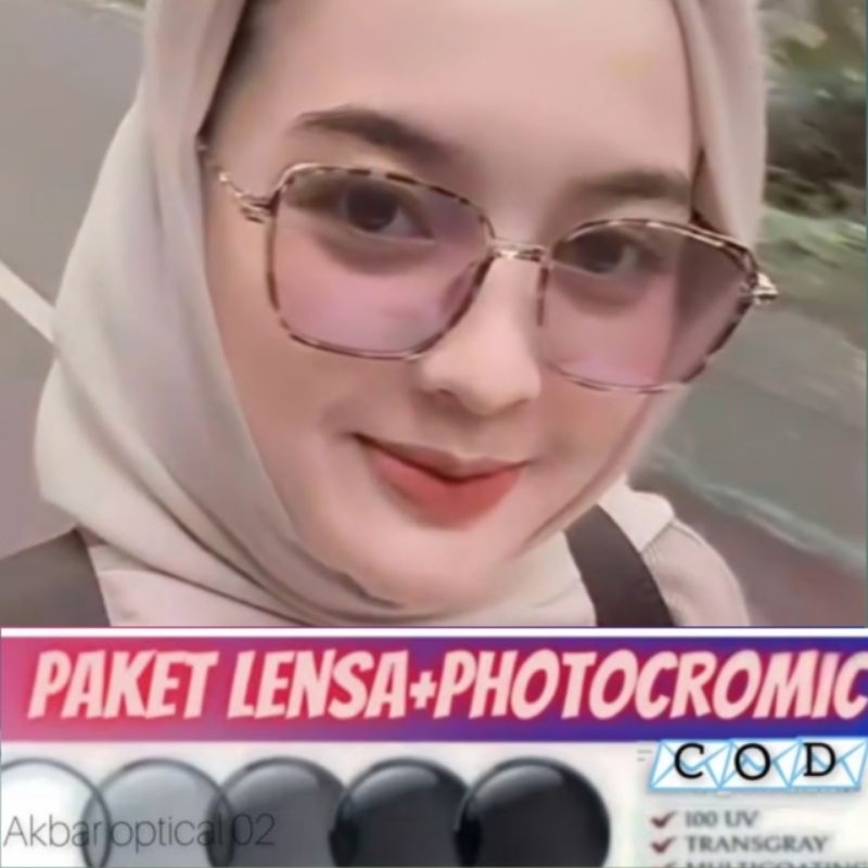 KACAMATA MINUS PAKET PHOTOCROMIC 20098