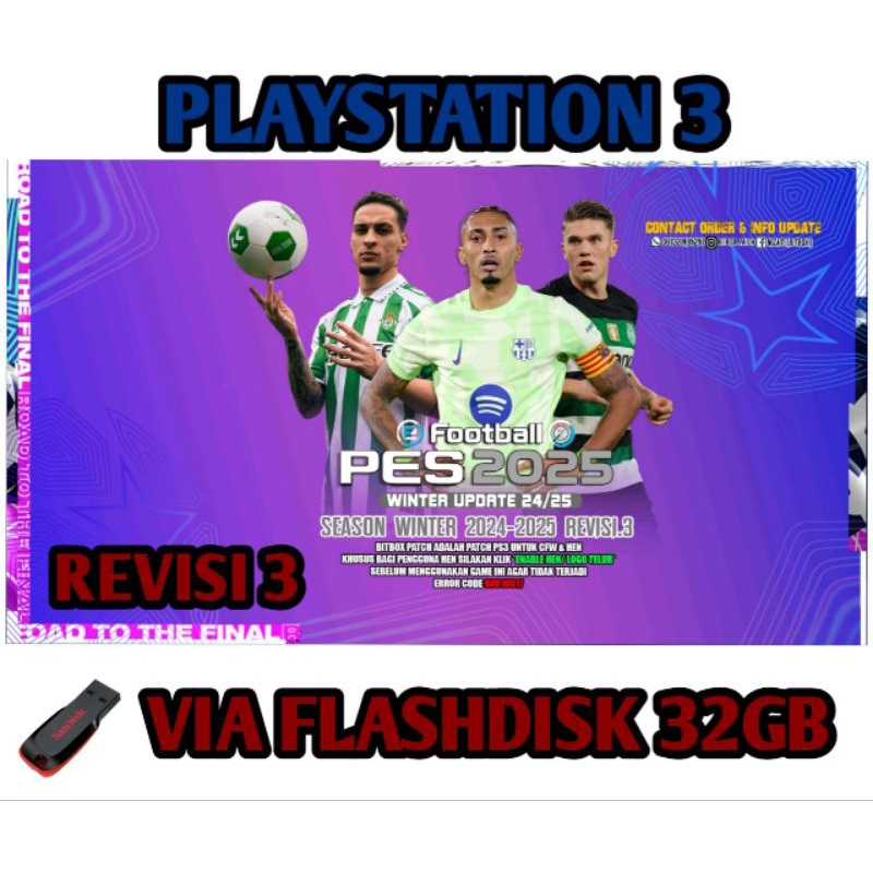 Game Bola PS3 PES BITBOX PATCH WINTER 25 REV 3