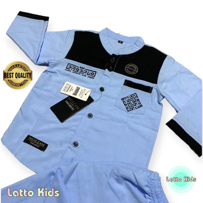 Latto Kids Koko Anak Setelan MANJADDA Lengan Panjang Lengan Pendek Umur 0 1 2 3 4 5 6 7 8 9 Tahun