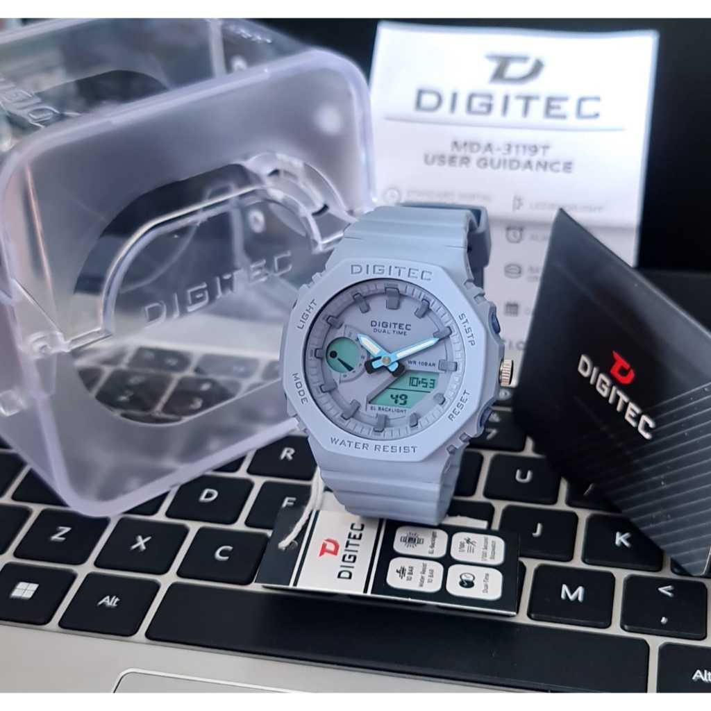 Jam Tangan Unisex Digitec 3119 Analog-Digital DG 3119 Digitec Original