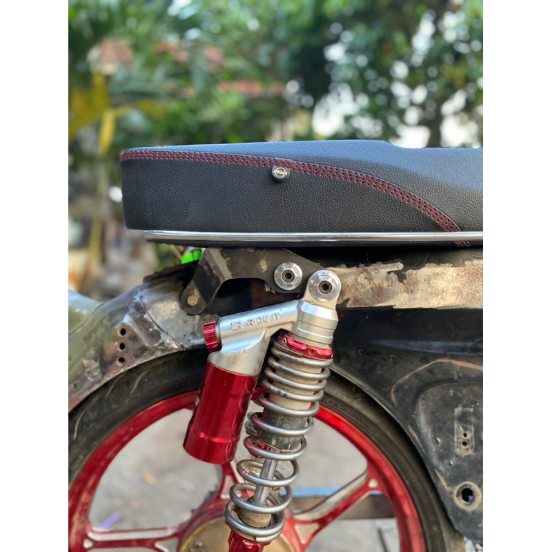 pangkon jok c70 custom, untuk merubah sudut kemiringan shock belakang