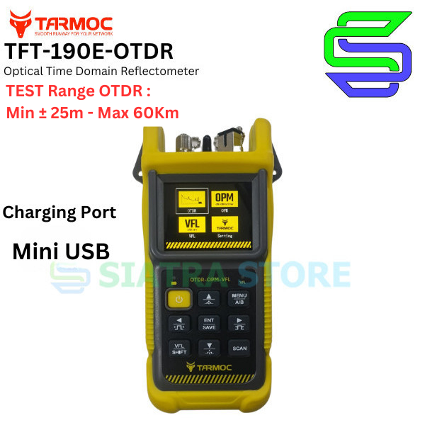 Tarmoc TFT-190E-OTDR | OTDR 1550nm ,OPM,VFL