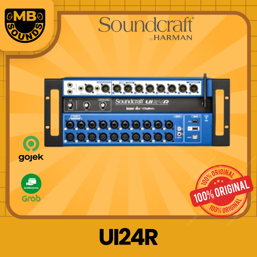 SOUNDCRAFT UI-24R / UI24 MIXER DIGITAL 24CHANNEL